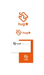 serve2000 (serve2000)さんのペット系コンテンツブログラムの『hug★』のロゴの作成依頼ですへの提案