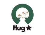 tora (tora_09)さんのペット系コンテンツブログラムの『hug★』のロゴの作成依頼ですへの提案