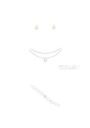 Jewel Reunir (jewelreunir)さんの◆新規立ち上げ◆20代女性向け、「雫」をモチーフにしたネックレストップのデザインへの提案