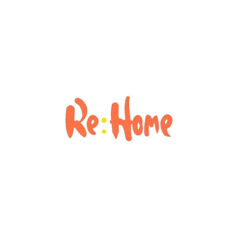 リフォーム事業部の屋号のロゴ　【Re:Home】or【Re:HOME】