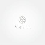 tanaka10 (tanaka10)さんのまつ毛エクステ、まつげパーマ、ドライヘッドスパサロン「 Veil.」（ヴェール）のロゴへの提案