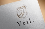 nanahoshi_tentou (nanahoshi_tentou)さんのまつ毛エクステ、まつげパーマ、ドライヘッドスパサロン「 Veil.」（ヴェール）のロゴへの提案