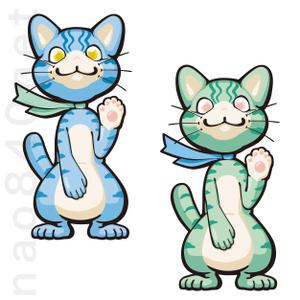 石橋直人 (nao840net)さんの株式会社琉新の風　イメージキャラクター【2体ペア】への提案