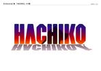 Kyuu ()さんのマンガのタイトルロゴ【HACHIKO】への提案
