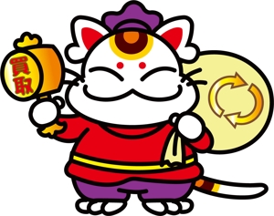 華純 (kasumigaze)さんの招き猫、鳳凰などお金をイメージ出来る、キャラクターデザインへの提案