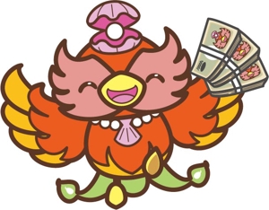 loveinkoさんの招き猫、鳳凰などお金をイメージ出来る、キャラクターデザインへの提案