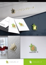 hirafuji (hirafuji)さんの不動産屋と購入希望者をつなぐオンラインマッチングサービス「ハウジングリーチ」「家づくりノート」のロゴへの提案