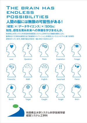 合同会社201PLUS (201PLUS)さんの学科広報チラシのおもて面作成への提案