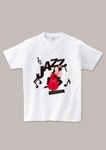 jupiter_hip (jupiter_hip)さんのTシャツへ印刷するロゴの作成依頼（ジャズバンドのグループ名のロゴ）への提案
