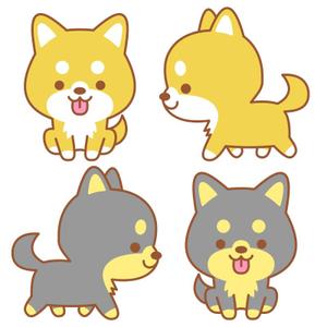 ぴ~タン (p-tan)さんの【製品用イラスト】かわいい感じの柴犬のイラスト募集への提案