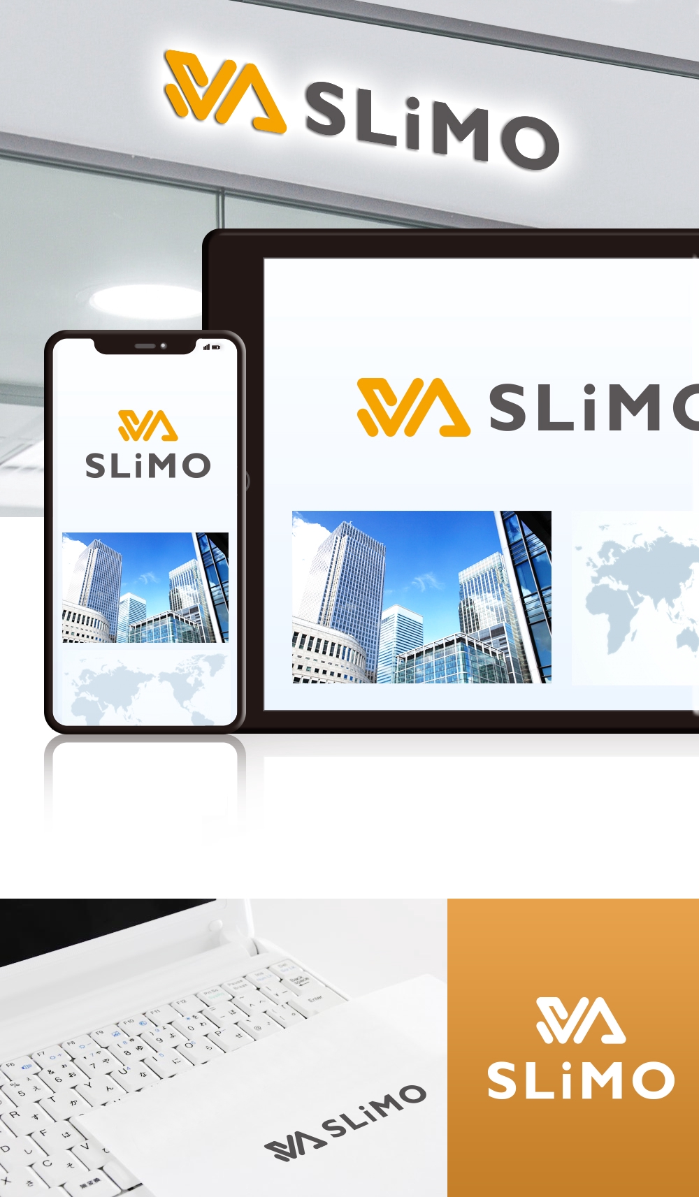 オンラインパーソナルトレーニング「SLiMO」のロゴ