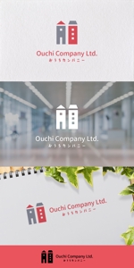 nakagami (nakagami3)さんのお洒落な住宅会社、不動産『 Ouchi Company Ltd. 』のロゴへの提案
