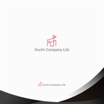 waka (wakapon1987)さんのお洒落な住宅会社、不動産『 Ouchi Company Ltd. 』のロゴへの提案