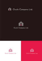 smoke-smoke (smoke-smoke)さんのお洒落な住宅会社、不動産『 Ouchi Company Ltd. 』のロゴへの提案