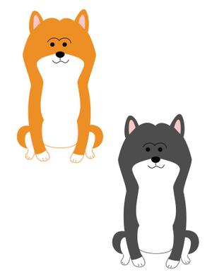 Kocka (fialove196)さんの【製品用イラスト】かわいい感じの柴犬のイラスト募集への提案