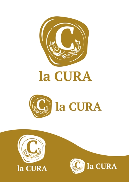 oyama_k (oyama_k)さんのリラクゼーションサロン　la CURA(ラクーラ)のロゴへの提案
