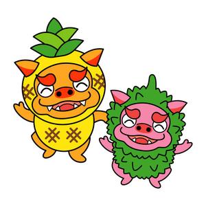 Asaminet (asaminet)さんの株式会社琉新の風　イメージキャラクター【2体ペア】への提案