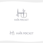 chianjyu (chianjyu)さんの美容室「HAIR POCKET」のロゴへの提案