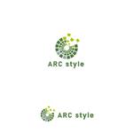 P Design (DesignStudio)さんの工務店・ハウスビルダー支援会社「㈱ARC style」のロゴへの提案