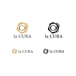 BUTTER GRAPHICS (tsukasa110)さんのリラクゼーションサロン　la CURA(ラクーラ)のロゴへの提案