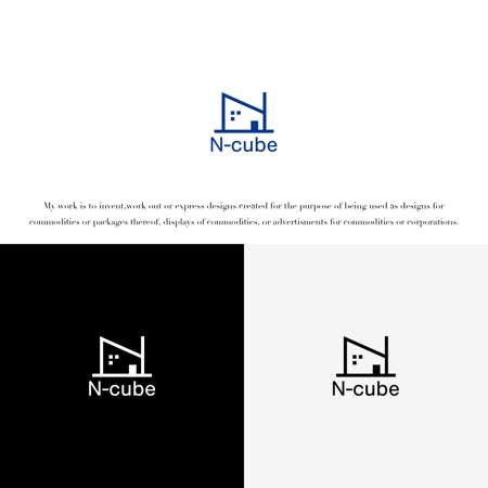 KT (KANJI01)さんの不動産会社「N-cube」のロゴへの提案