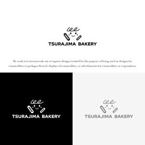 KT (KANJI01)さんの小さな町のパン屋さん「TSURAJIMA　BAKERY」（連島ベーカリー）のロゴへの提案