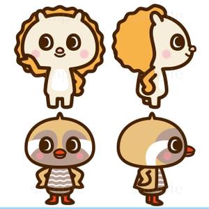 THE_watanabakery (the_watanabakery)さんの株式会社琉新の風　イメージキャラクター【2体ペア】への提案