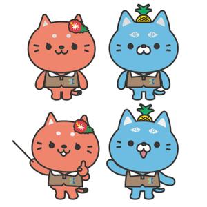 tell_mokichi (tell_mokichi)さんの株式会社琉新の風　イメージキャラクター【2体ペア】への提案