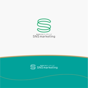 MIND SCAPE DESIGN (t-youha)さんの現役女子大生2人が社長を務める「株式会社SNSマーケティング」のロゴへの提案