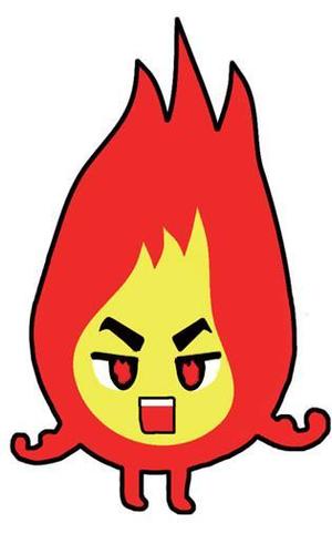 かながわのりこ (kana0523)さんの『炎』をイメージしたゆるキャラ作成への提案