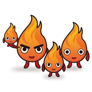 kumi_neco (kumi_neco)さんの『炎』をイメージしたゆるキャラ作成への提案