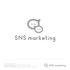 sklibero (sklibero)さんの現役女子大生2人が社長を務める「株式会社SNSマーケティング」のロゴへの提案