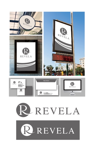 King_J (king_j)さんの化粧品ブランド「REVELA」のロゴへの提案