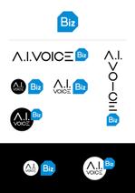 taka design (taka_design)さんのキャラクター音声合成ソフト「A.I.VOICE」の法人向けサービス「Biz」のロゴへの提案