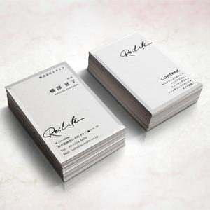 Pen'sK (pekk)さんの弊社『株式会社 Re:Life』の名刺デザイン制作への提案