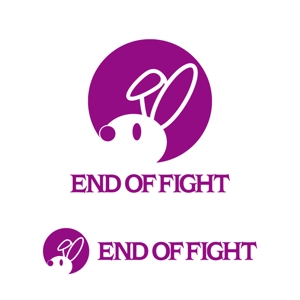 j-design (j-design)さんのアパレルショップサイト「END OF FIGHT」のロゴへの提案