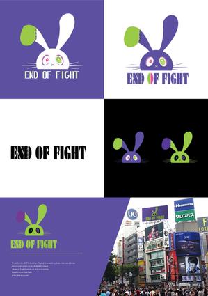CHABIN (CHABIN)さんのアパレルショップサイト「END OF FIGHT」のロゴへの提案
