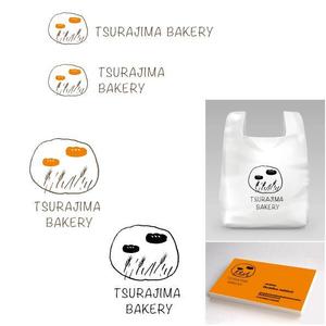 marukei (marukei)さんの小さな町のパン屋さん「TSURAJIMA　BAKERY」（連島ベーカリー）のロゴへの提案