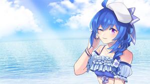 御津野 那奈 (mituno37)さんの八月に公開する水着イラストへの提案