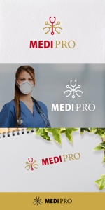 nakagami (nakagami3)さんのトップドクター（医師）を中心とした医療プロフェッショナル人材プラットフォーム「MEDIPRO」のロゴへの提案