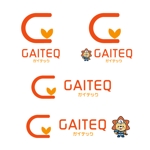 m_flag (matsuyama_hata)さんの屋根事業ガイテック(GAITEQ)のロゴ制作への提案