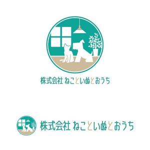 j-design (j-design)さんのペット事業　「株式会社ねこといぬとおうち」のロゴへの提案
