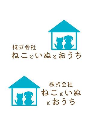 arie (arie7)さんのペット事業　「株式会社ねこといぬとおうち」のロゴへの提案