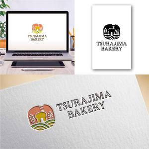 Hi-Design (hirokips)さんの小さな町のパン屋さん「TSURAJIMA　BAKERY」（連島ベーカリー）のロゴへの提案