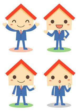 カナ (kanacom)さんの住宅・不動産企業のイメージキャラクター作成への提案
