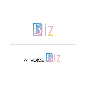 株式会社 メディアハウス (media_house)さんのキャラクター音声合成ソフト「A.I.VOICE」の法人向けサービス「Biz」のロゴへの提案