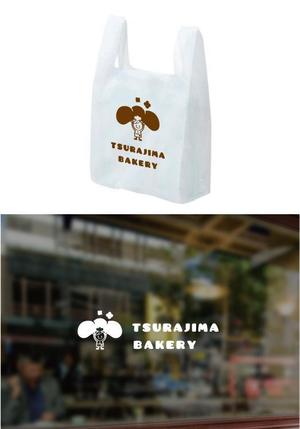 KR-design (kR-design)さんの小さな町のパン屋さん「TSURAJIMA　BAKERY」（連島ベーカリー）のロゴへの提案