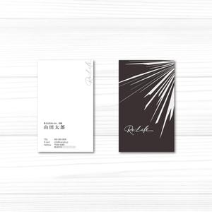 株式会社 メディアハウス (media_house)さんの弊社『株式会社 Re:Life』の名刺デザイン制作への提案