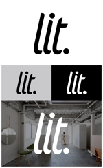 OK DESIGN+ (design_oks)さんのヘアサロンの店名『lit.』のロゴへの提案