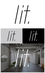OK DESIGN+ (design_oks)さんのヘアサロンの店名『lit.』のロゴへの提案